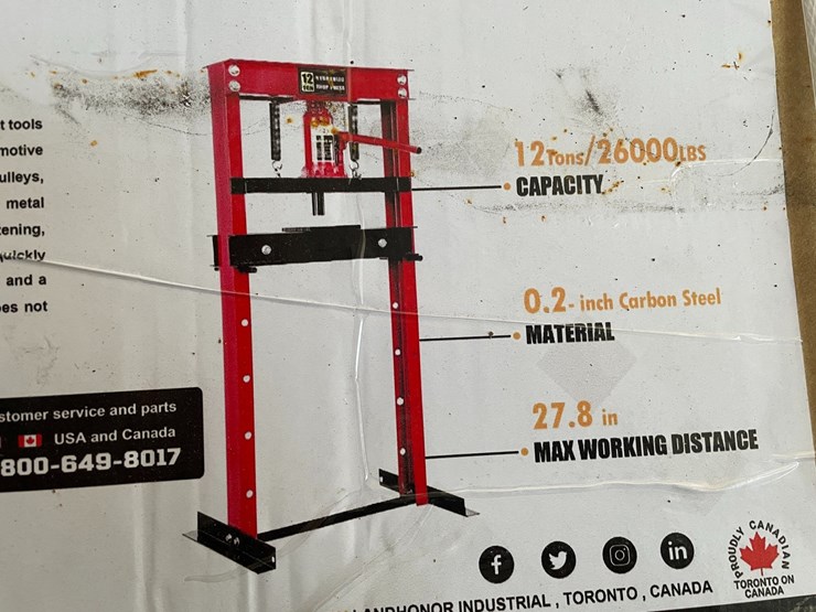 #5209-•-landhonor-12-ton-adjustable-shop-press-image-3