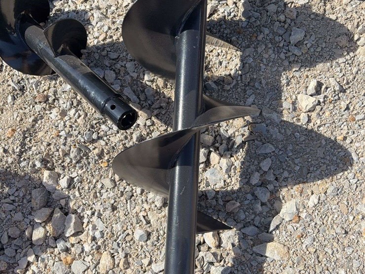 hydraulic-mini-excavator-auger-attachment-with-dual-bits-image-2