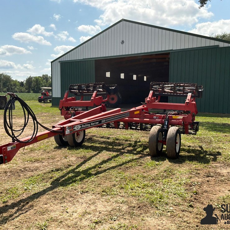 Unverferth 225 Double Basket Rolling Harrow