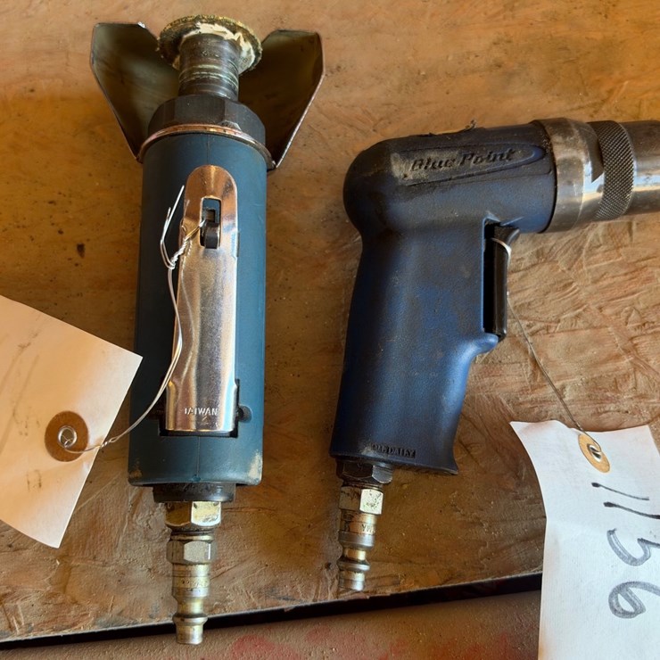 #1156 • Blue Point Pneuamtic Impact Wrench and 3" Cutoff Tool