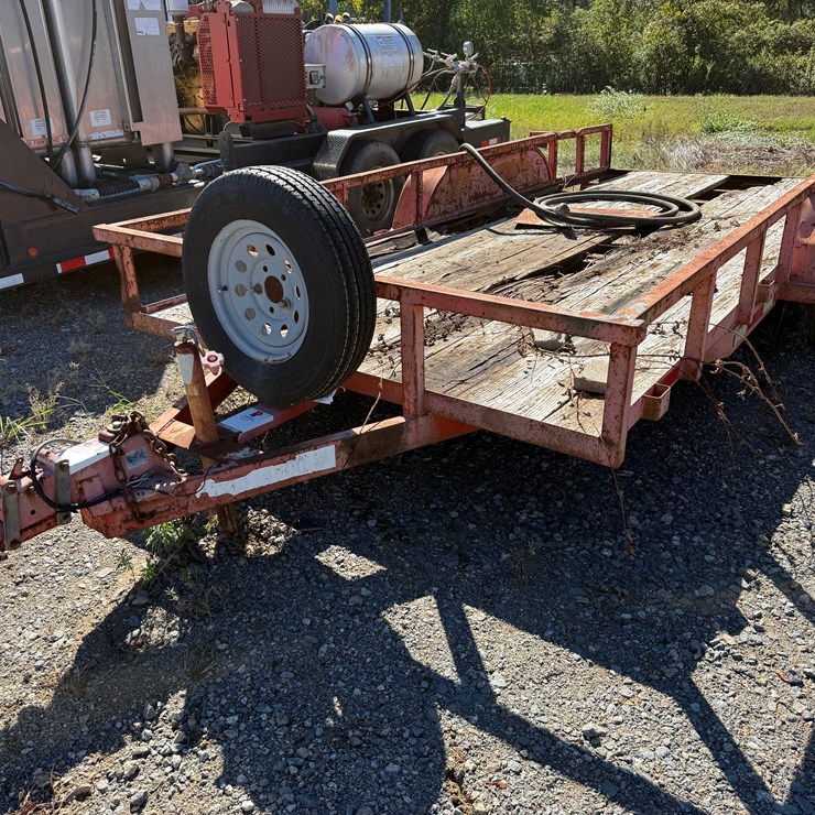 16’ x 77”W T/A BUMPER PULL UTILITY TRAILER