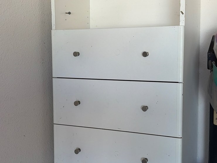 #43-•-(2)-white-3-drawer-cabinets-image-2