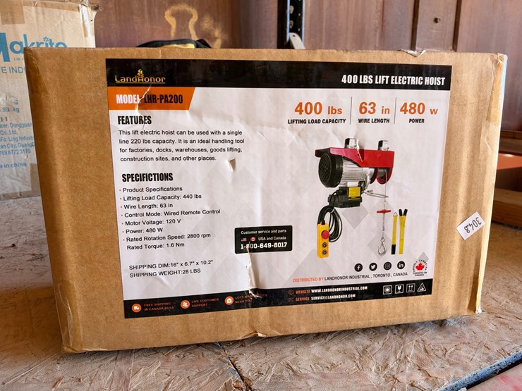 #1176-•-landhonor-400-lbs-lift-electric-hoist-image-2