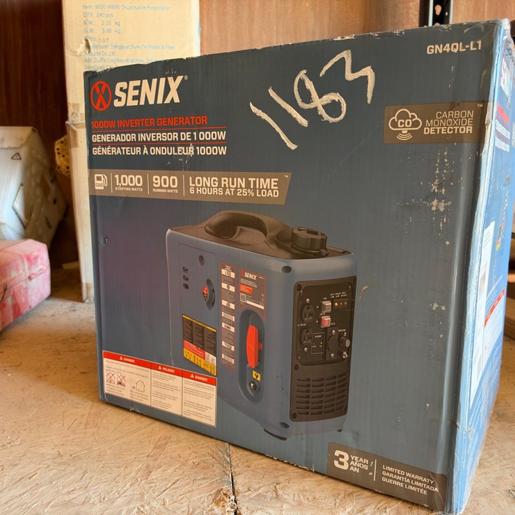 #1183 • Senix 1000W Inverter Generator
