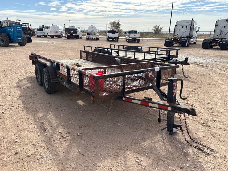 2015-c&m-trailers-16’-x-75”-t/a-bumper-pull-utility-trailer-image-1