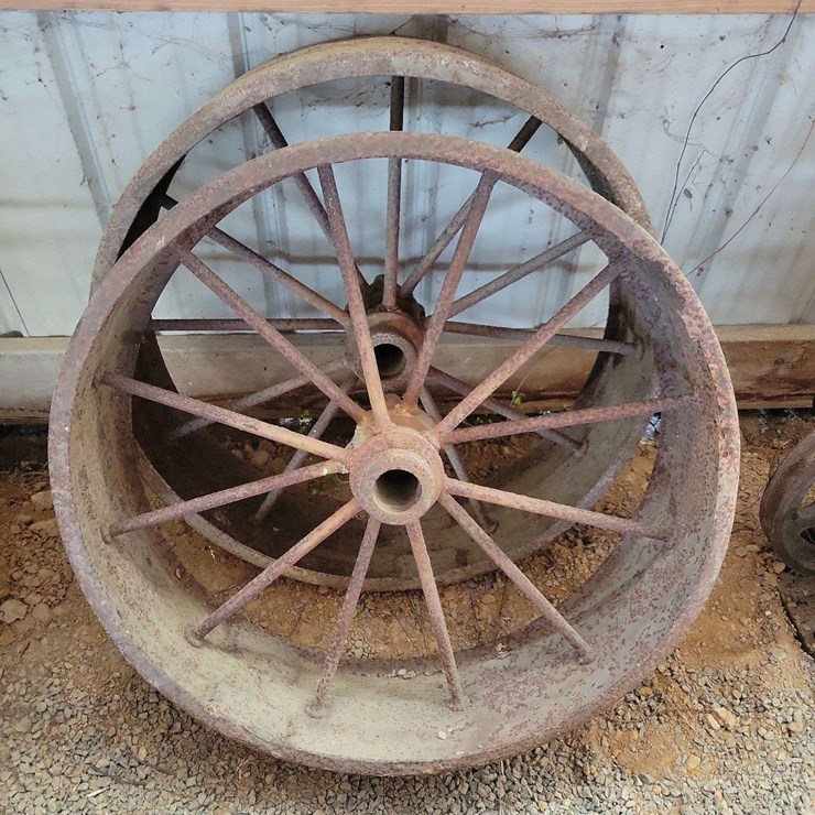 (2) Steel Wheels