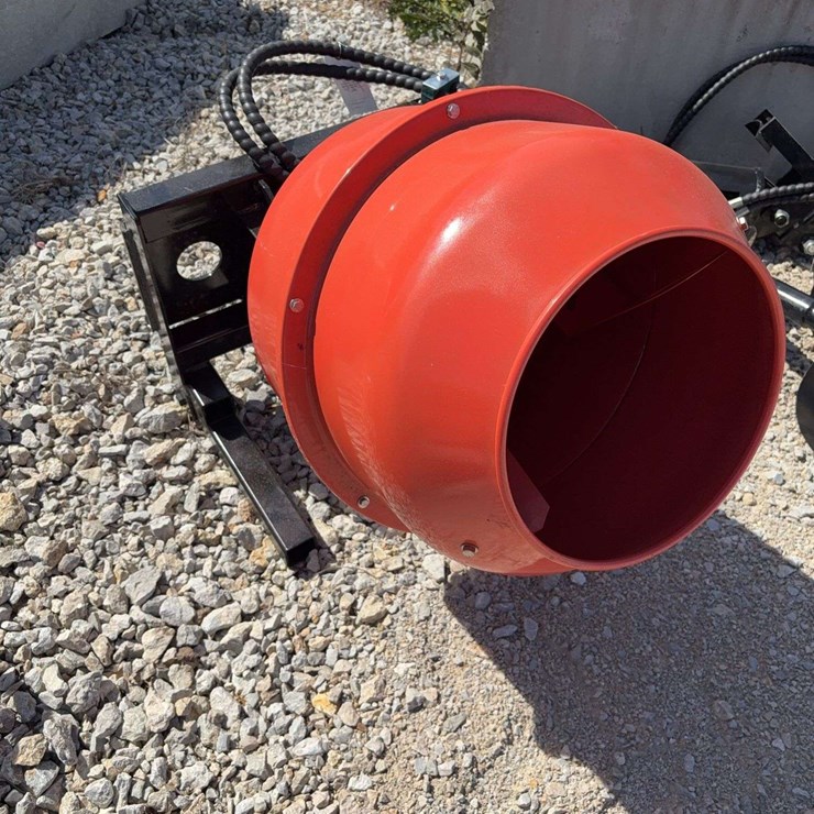 Hydraulic Concrete Mixer Mini Skid Steer Attachment