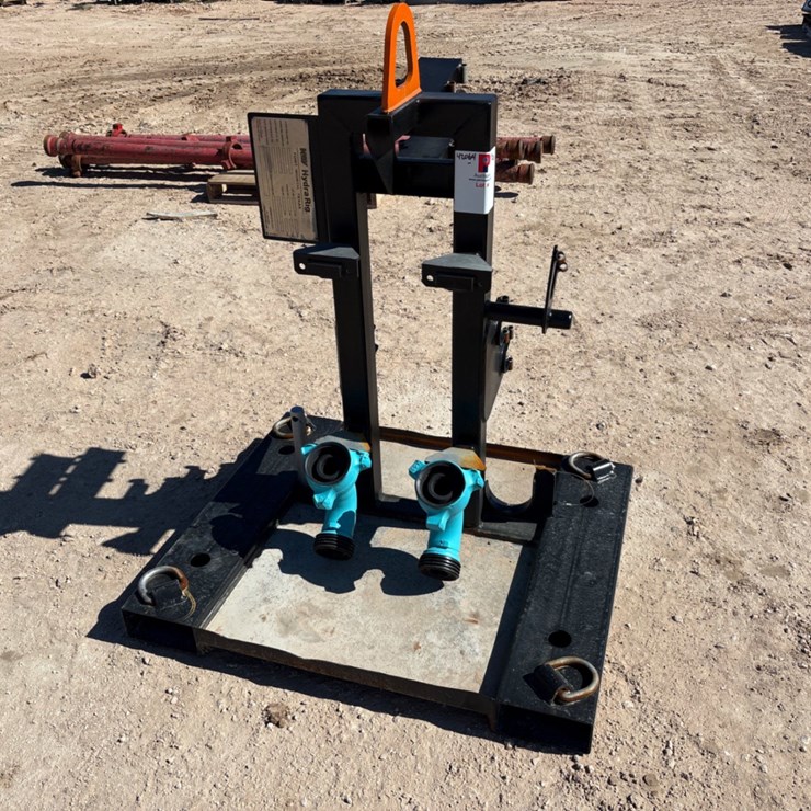 3.5’ x 3’ x 4’ HydraRig EXT PLUMBING SKID ASSY/ STORAGE RACK