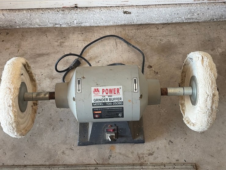 #45-•-power-grinder,-buffer-dual-speed-model-tds-–-250bg-with-buffing-wheels-image-1
