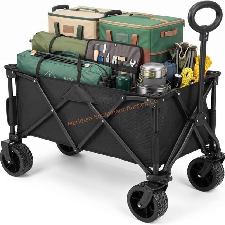 Wagon Cart w Wheels All-Terrain Utility Shopping