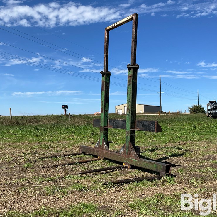 Three-Bale Spear Loader Attachment