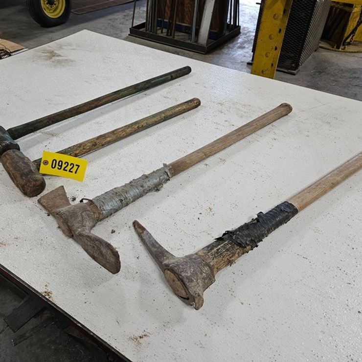 #9227 • Rack Of Mauls And Pick Axes