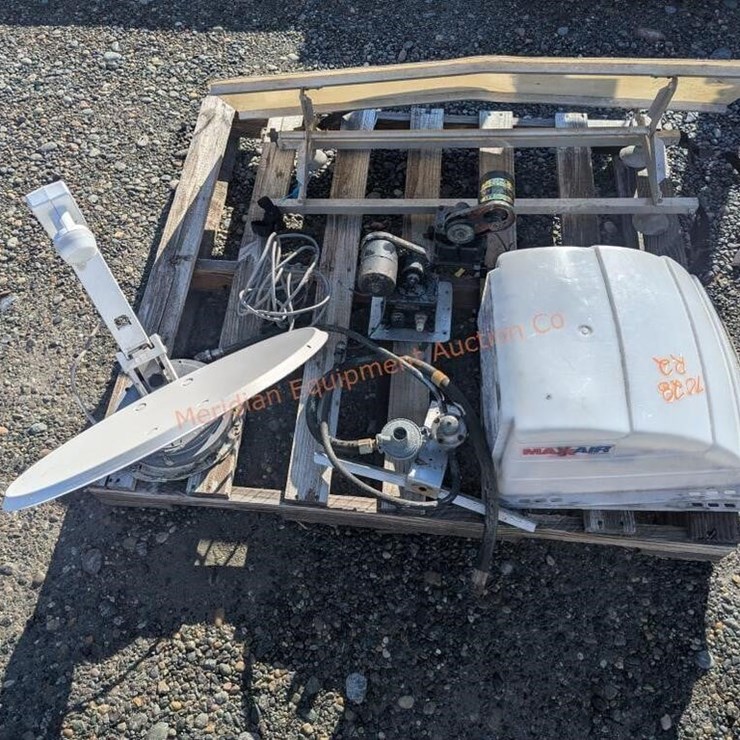 Crate Assorted RV parts and Supplies