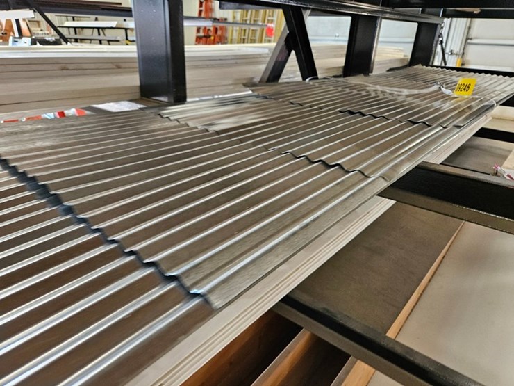 #9246-•-(4)-misc-length-galvanized-corrugated-steel-sheets-image-5