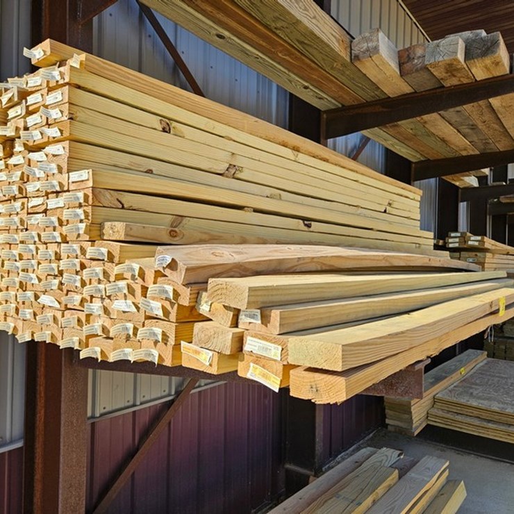 #9272 • (126) 2"x4"x8' Treated Boards