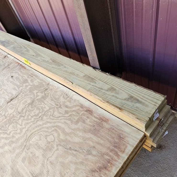 #9269 • (7) 2"x10"x10' Treated Boards